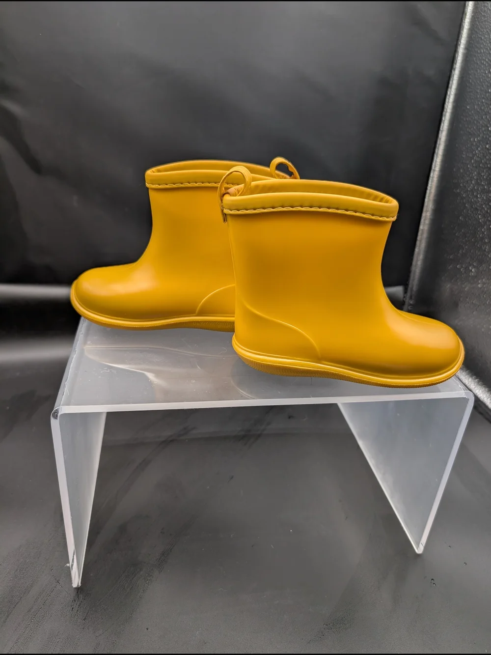 Kids' Mustard Yellow Rain & Snow Boots